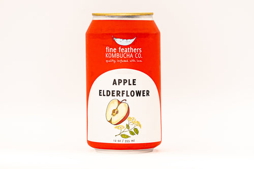 Apple Elderflower Kombucha